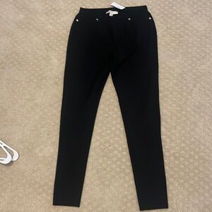 NWT Micheal Kors black knit leggings